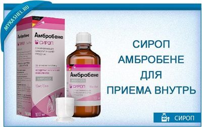 амбробене сироп для приема внутри