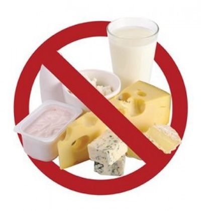 запрет на молочные продукты