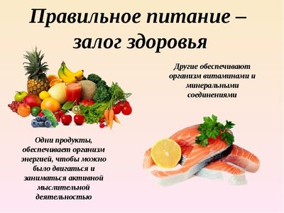 правильное питание