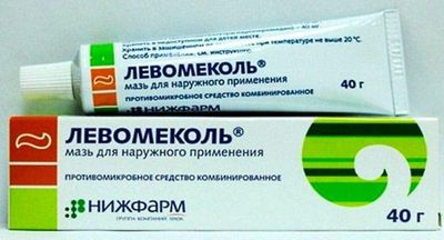 Левомеколь мазь на основе антибиотика