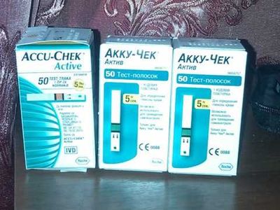 Тест полоски Акку-Чек.