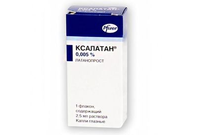 Глазные капли Ксалатан