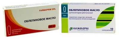 Облепиховые свечи от геморроя