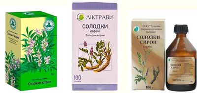 Трава и сироп солодки